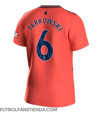 Everton James Tarkowski #6 Segunda Equipación 2023-24 Manga Corta